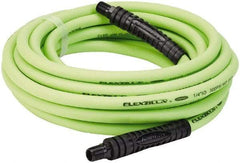 Legacy - 1/4" ID x 0.46" OD 25' Long Multipurpose Air Hose - MNPT x MNPT Ends, 300 Working psi, 140°, 1/4" Fitting, Green - Exact Tool & Supply