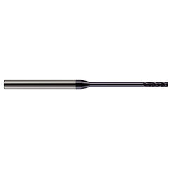 Harvey Tool - Square End Mills; Mill Diameter (Decimal Inch): 0.0600 ; Length of Cut (Inch): 1/2 ; Length of Cut (Decimal Inch): 0.5000 ; Material: Solid Carbide ; Finish/Coating: AlTiN ; Shank Diameter (Inch): 1/8 - Exact Tool & Supply