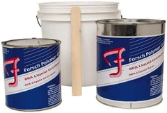 Forsch Polymer Corp - 10 Lb Kit Tan Polyurethane Castable Rubber - 100°F Max Operating Temp, 30 min Tack Free Dry Time, 24 hr Full Cure Time, Series URS 5180 - Exact Tool & Supply