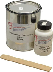Forsch Polymer Corp - 1 Lb Kit Amber Urethane Putty - 10 min Tack Free Dry Time, 48 hr Full Cure Time, Series URS 5885 - Exact Tool & Supply