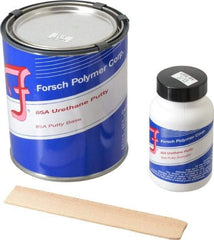 Forsch Polymer Corp - 4 Lb Kit Amber Urethane Putty - 45 min Tack Free Dry Time, 48 hr Full Cure Time, Series URS 5885 - Exact Tool & Supply