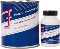 Forsch Polymer Corp - 1 Lb Kit Gray Urethane Putty - 20 min Tack Free Dry Time, 48 hr Full Cure Time, Series URS 5685 - Exact Tool & Supply