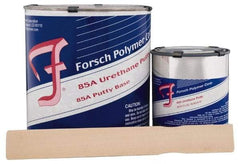 Forsch Polymer Corp - 4 Lb Kit Gray Urethane Putty - 20 min Tack Free Dry Time, 48 hr Full Cure Time, Series URS 5685 - Exact Tool & Supply