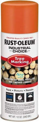 Rust-Oleum - 12 fl oz Fluorescent Orange Marking Paint - 300' Coverage, Modified Alkyd Formula, >500 gL VOC - Exact Tool & Supply