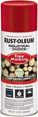 Rust-Oleum - 12 fl oz Red Marking Paint - 300' Coverage, Modified Alkyd Formula, >500 gL VOC - Exact Tool & Supply