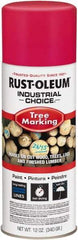 Rust-Oleum - 12 fl oz Fluorescent Pink Marking Paint - 300' Coverage, Modified Alkyd Formula, >500 gL VOC - Exact Tool & Supply