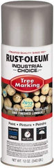 Rust-Oleum - 12 fl oz Silver Marking Paint - 300' Coverage, Modified Alkyd Formula, >500 gL VOC - Exact Tool & Supply