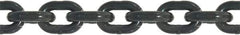 Value Collection - 5/8" Welded Alloy Chain - 18,100 Lb Capacity, Grade 80, 150' Long, Black Finish - Exact Tool & Supply