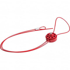 Brady - Cable Lockouts Cable Length (Feet): 4.917 Number of Lockout Points: 8 - Exact Tool & Supply