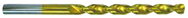 U Dia. - HSS Parabolic Taper Length Drill-130° Point-TiN - Exact Tool & Supply