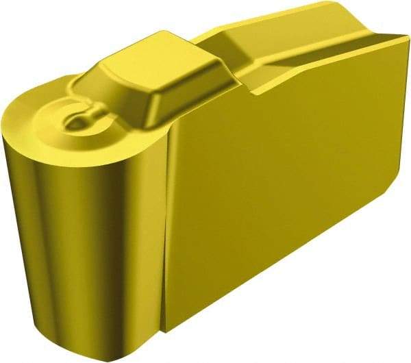 Sandvik Coromant - 50N151.2-4P Grade 235, Carbide Grooving Insert - 2.7mm Max Depth of Cut, Neutral, 3mm Corner Radius, TiCN/TiN Finish - Exact Tool & Supply