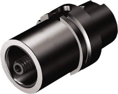 Sandvik Coromant - C6 System Size, HSK100 Taper, Modular Tool Holding System Adapter - 110mm Projection, 63mm Body Diam, 160mm OAL, Through Coolant - Exact Tool & Supply
