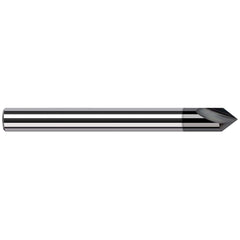Harvey Tool - 90° 1/4" Diam 2-1/2" OAL Pointed Engraving Cutters - Exact Tool & Supply