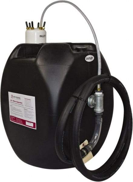 PRO-SOURCE - Air Compressor Condensate Management Filter - 1/4" Hose Barb, 200 psi, Gravity & Displacement Drain - Exact Tool & Supply