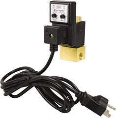PRO-SOURCE - 1/4" Inlet, Electronic Condensate Drain Valve - 1/4" NPT Outlet, 1.5 to 725 psi - Exact Tool & Supply