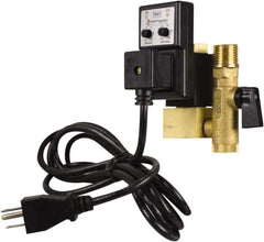 PRO-SOURCE - 3/8" Inlet, Electronic Condensate Drain Valve - 3/8" NPT Outlet, 1.5 to 300 psi - Exact Tool & Supply