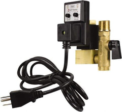 PRO-SOURCE - 1/4" Inlet, Electronic Condensate Drain Valve - 1/4" NPT Outlet, 1.5 to 300 psi - Exact Tool & Supply