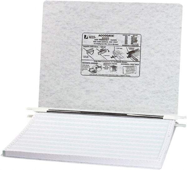 ACCO - 6", Letter Size, Dark Gray, Hanging Data Binders - Exact Tool & Supply
