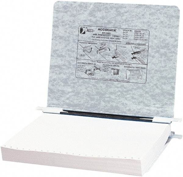 ACCO - 6", Letter Size, Dark Gray, Hanging Data Binders - Exact Tool & Supply