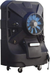 PortaCool - 16" Blade, 50 Gal Capacity, 0.7 hp, 5,500 CFM Evaporative Cooler - 8 Amp Rating, 110 Volts, Infinitely Variable Speed - Exact Tool & Supply
