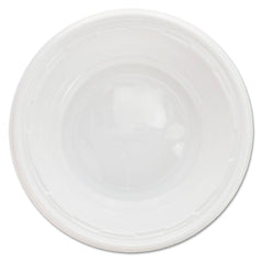 DART - Paper & Plastic Cups, Plates, Bowls & Utensils; Breakroom Accessory Type: Bowls ; Breakroom Accessory Description: Dinnerware-Bowl; Plastic ; Color: White - Exact Tool & Supply