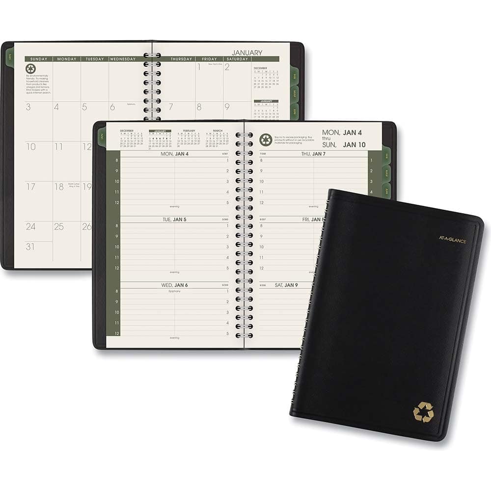 AT-A-GLANCE - Note Pads, Writing Pads & Notebooks Writing Pads & Notebook Type: Appointment Book Size: 8-1/2 X 5-1/2 - Exact Tool & Supply