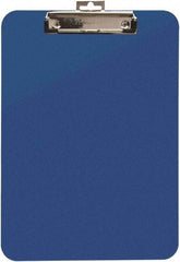 Baum/Gartens - 2 Inch Long x 11 Inch Wide, Clip Board - Blue - Exact Tool & Supply