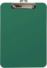 Baum/Gartens - 11 Inch Long x 8-1/2 Inch Wide, Clip Board - Green - Exact Tool & Supply