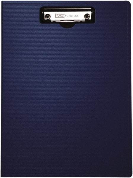 Baum/Gartens - 13-1/4 Inch Long x 9-1/4 Inch Wide, Clip Board - Blue - Exact Tool & Supply