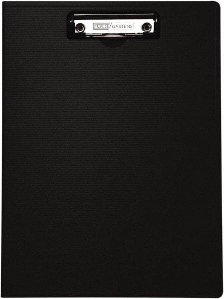Baum/Gartens - 12.933 Inch Long x 9 Inch Wide, Clip Board - Black - Exact Tool & Supply