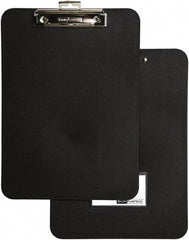 Baum/Gartens - 12-1/2 Inch Long x 9 Inch Wide, Clip Board - Black - Exact Tool & Supply