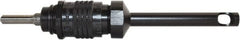Zephyr Tool Group - 1/4" Cutter Capacity, 10-32 Steel Adjustable Stop Countersink Cage - Exact Tool & Supply