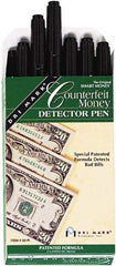 Dri-Mark - Black Counterfeit Detector Marker - Felt Tip, Chemically Sensitive Ink - Exact Tool & Supply