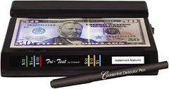 Dri-Mark - Black Counterfeit Detector Marker - Felt Tip, Chemically Sensitive Ink - Exact Tool & Supply