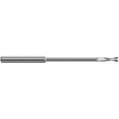 Harvey Tool - Square End Mills; Mill Diameter (Inch): 1/8 ; Mill Diameter (Decimal Inch): 0.1250 ; Length of Cut (Inch): 3/8 ; Length of Cut (Decimal Inch): 0.3750 ; Material: Solid Carbide ; Finish/Coating: Uncoated - Exact Tool & Supply