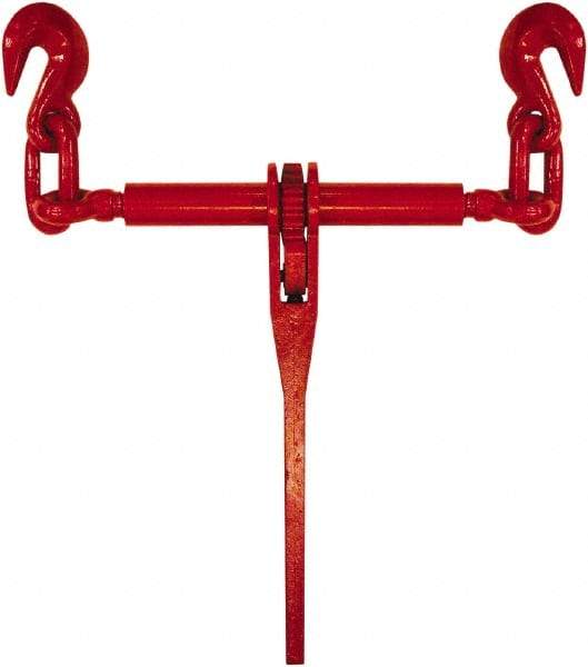 Buyers Products - 9,200 Lb Load Capacity Ratchet Loadbinder - 1/2" Max Chain Size, 8" Take Up, Chain Grade 70 - Exact Tool & Supply