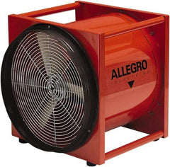 Allegro - 26" Inlet, Electric AC Axial Blower - 2 hp, 9,570 CFM (Free Air), 230 Max Voltage Rating - Exact Tool & Supply