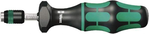 Wera - 1 Piece, 0.1 to 0.34 N/m, Adjustable Torque Limiting Screwdriver - 1/4" Drive - Exact Tool & Supply