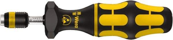 Wera - 1 Piece, 0.9 to 1.5 N/m, Adjustable Torque Limiting Screwdriver - 1/4" Drive - Exact Tool & Supply