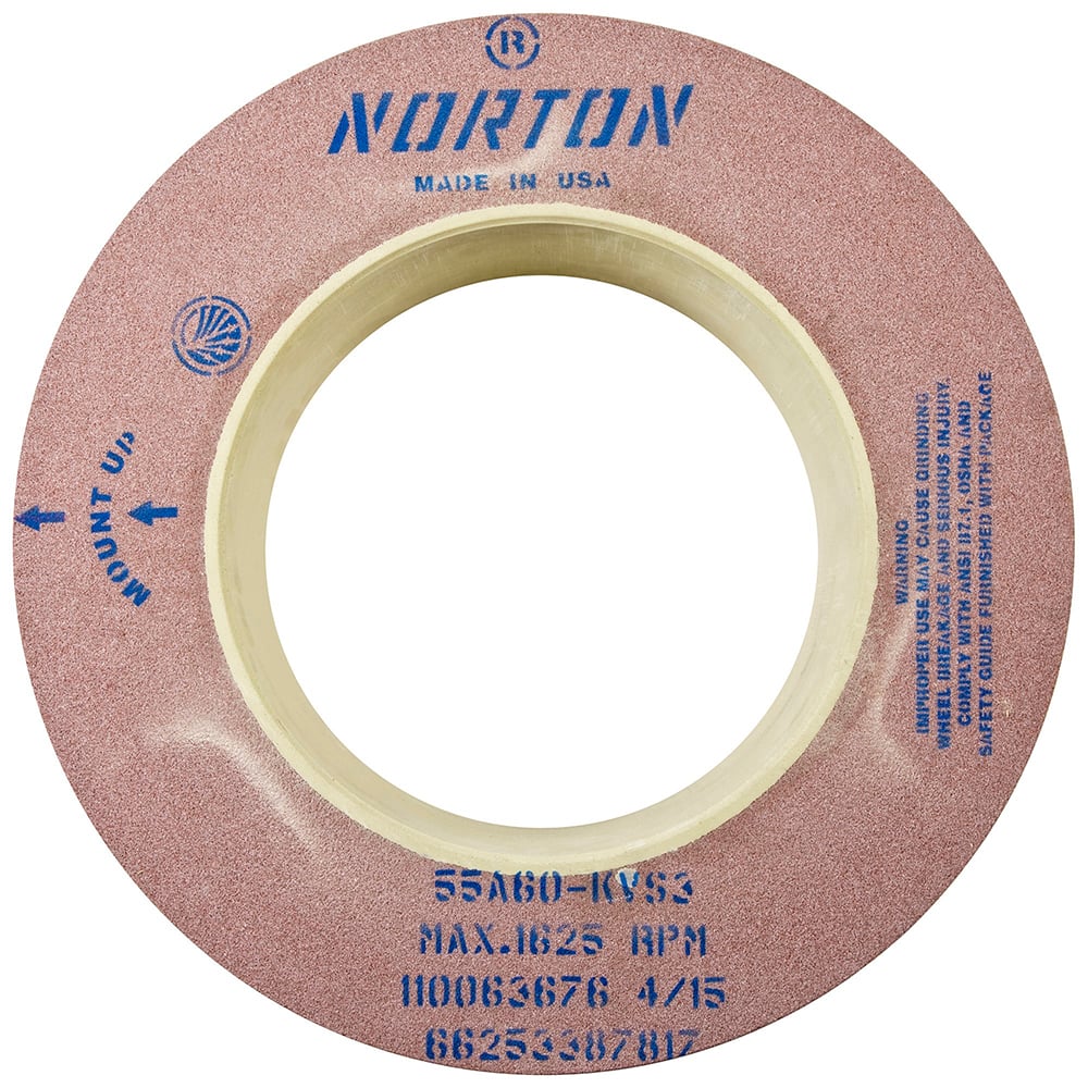 Norton - Centerless & Cylindrical Grinding Wheels Wheel Diameter (Inch): 20 Wheel Width (Inch): 8 - Exact Tool & Supply