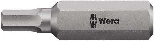 Wera - 10mm Hex Bit - 5/16" Hex Drive, 4" OAL - Exact Tool & Supply