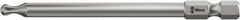 Wera - T30 Torx Bit - 1/4" Hex Drive, 3-1/2" OAL - Exact Tool & Supply