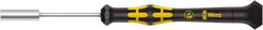 Wera - 5.5mm Solid Shaft ESD Nutdriver - Ergonomic Handle, 157mm OAL - Exact Tool & Supply