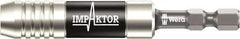 Wera - 1/4" Hex Bit Holder - 1/4" Hex Drive, 3" OAL - Exact Tool & Supply