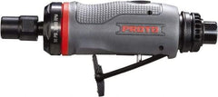 Proto - 1/4" Collet, Straight Handle, Straight Air Die Grinder - 30,000 RPM, Rear Exhaust, 2.7 CFM, 0.3 hp, 90 psi, 1/4" Inlet - Exact Tool & Supply