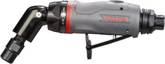 Proto - 1/4" Collet, Angle Handle, Angle Air Die Grinder - 24,000 RPM, Rear Exhaust, 2.7 CFM, 0.3 hp, 90 psi, 1/4" Inlet - Exact Tool & Supply