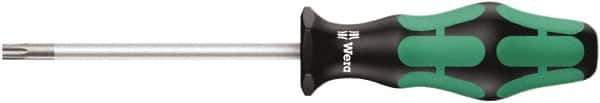 Wera - T30 Torx Driver - 300mm Blade Length, Ergonomic Handle - Exact Tool & Supply