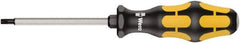 Wera - T20 Torx Driver - 90mm Blade Length, Ergonomic Handle - Exact Tool & Supply