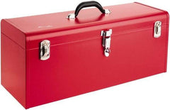 Kennedy - 1 Tray Tool Box - 24-1/8" Wide x 8-5/8" Deep x 9-3/4" High, Steel, Red - Exact Tool & Supply