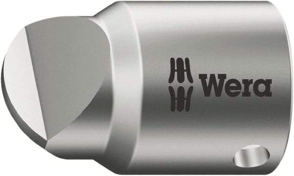 Wera - 1/4" Drive, #4 Point, Standard Slotted Screwdriver Socket - #4 Point - Exact Tool & Supply